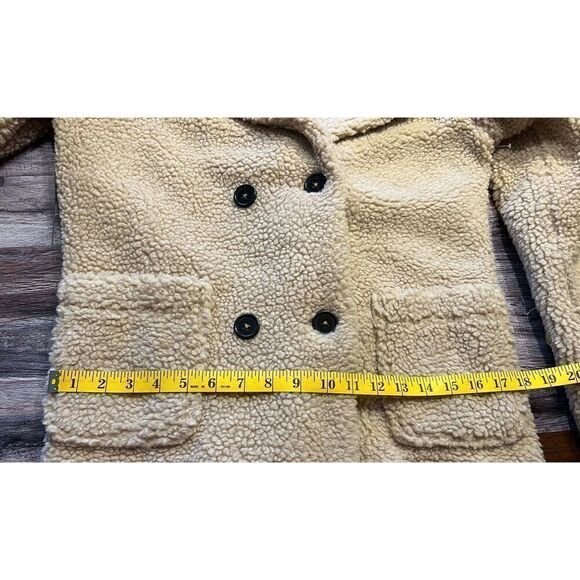 Monnari Women’s Sherpa Double Breasted Coat (Sz Med) - Picture 5 of 7
